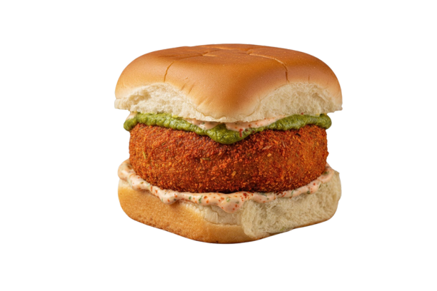 Peri peri vadapav + meyo